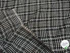 TWEED DE PRESTIGE NOIR & BLANC FABRICATION FRANÇAISE - My Little Coupon