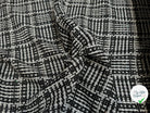 TWEED DE PRESTIGE NOIR & BLANC FABRICATION FRANÇAISE - My Little Coupon