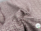 TWEED DE PRINTEMPS BORDEAUX ET ÉCRU - My Little Coupon - tissu - coudre