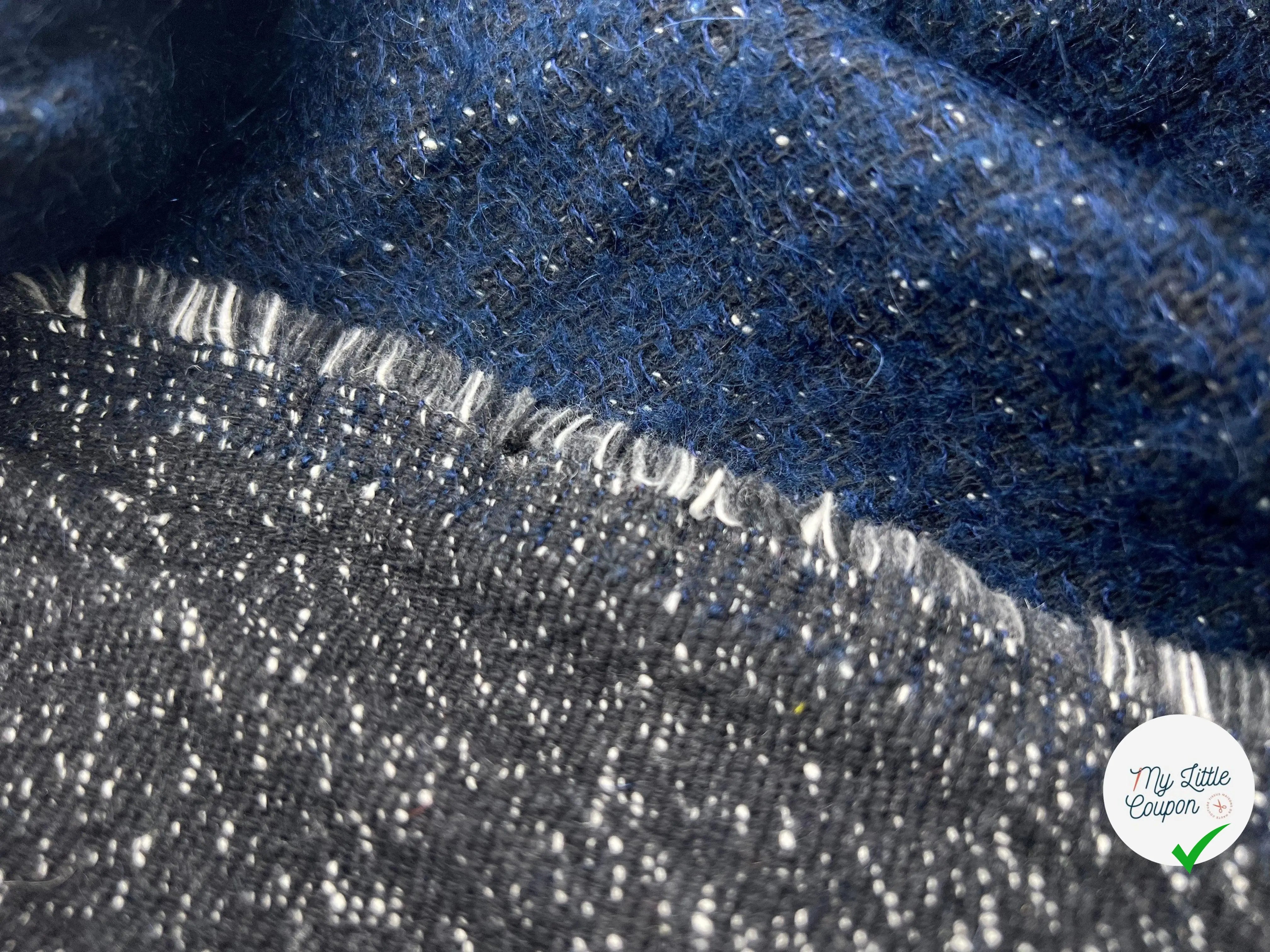 TWEED DE PRINTEMPS DARKNIGHT - My Little Coupon - tissu - coudre
