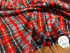 TWEED ÉCOSSAIS ÉCLAT ROUGE MADE IN FRANCE - My Little Coupon