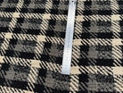 TWEED JACQUARD À CARREAUX BEIGE NOIR 61% COTON ET 7% LAINE VIERGE - My Little Coupon