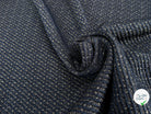 TWEED JACQUARD TISSÉ POLYCOTON ET POLYAMIDE BLEU GRIS - My Little Coupon