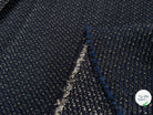 TWEED JACQUARD TISSÉ POLYCOTON ET POLYAMIDE BLEU GRIS - My Little Coupon