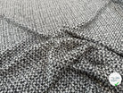 TWEED LAINE NOIR BLANC LUREX - My Little Coupon