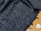 TWEED LAINE VIERGE SOIE BLEU CHINÉ - My Little Coupon