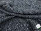 TWEED LOURD BLEU COTON RAYURES SERGÉES - My Little Coupon