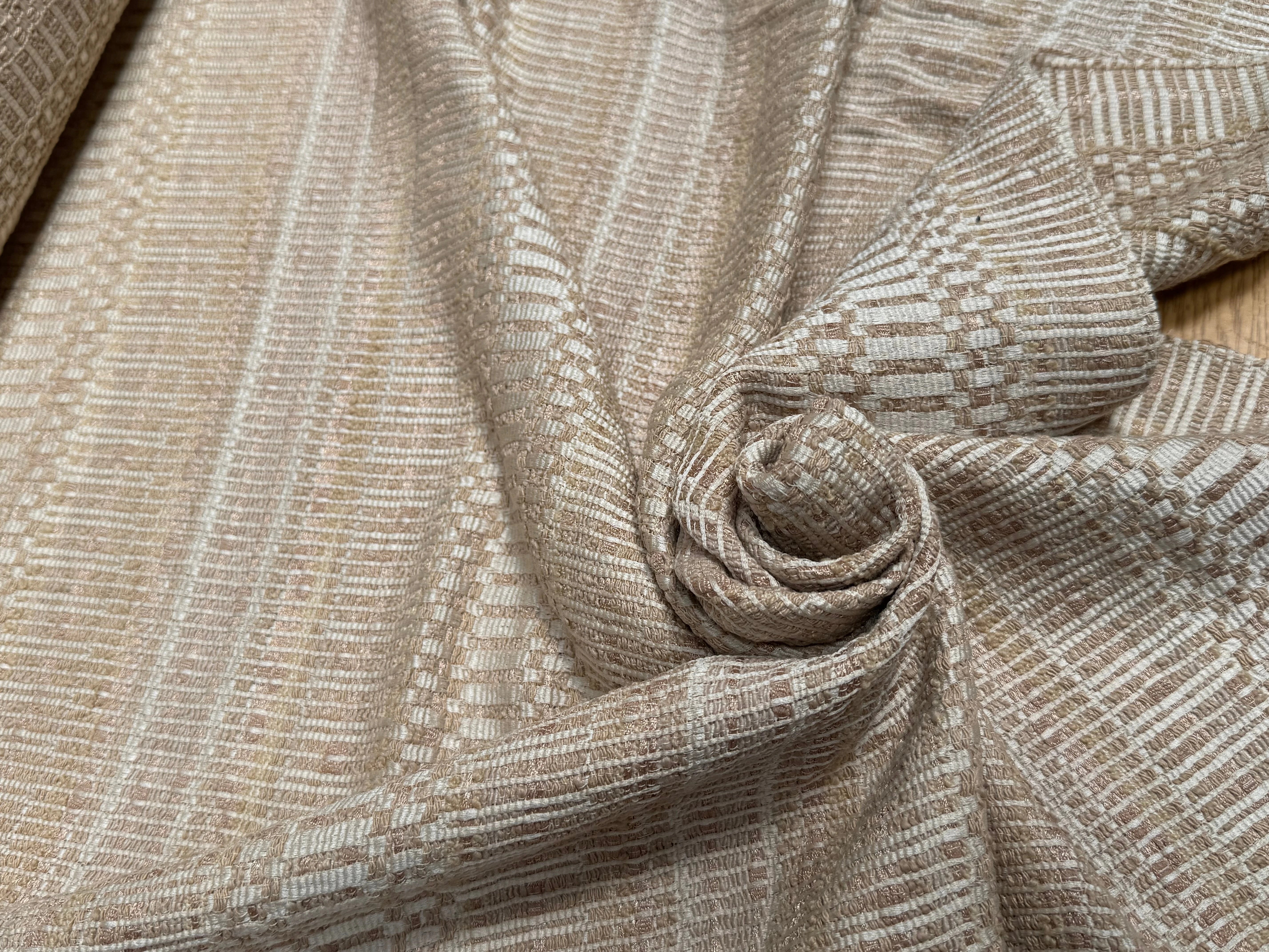 TWEED MI-SAISON 83% COTON BEIGE - My Little Coupon