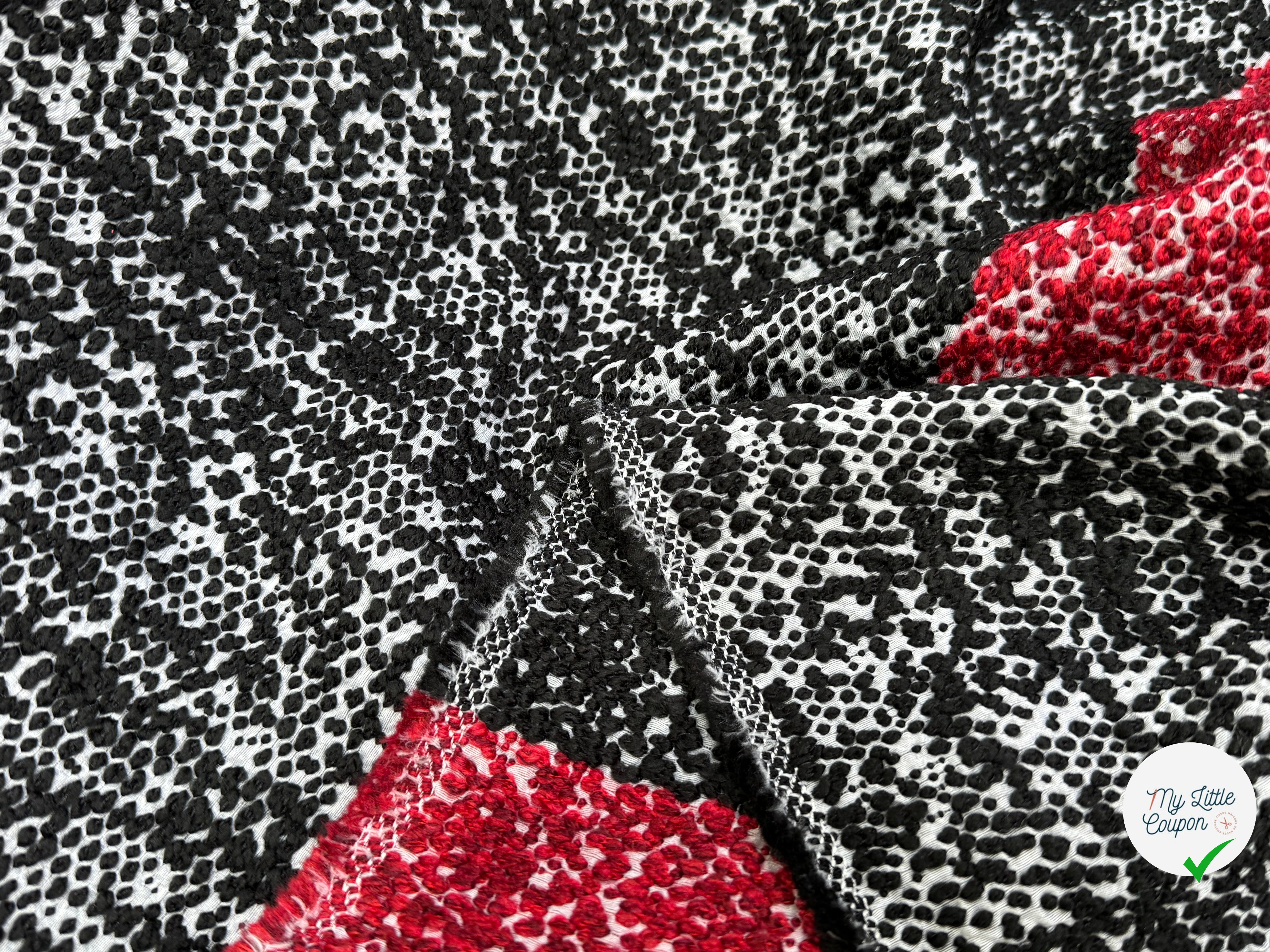 TWEED NOIR RUBIS - My Little Coupon