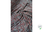 TWEED POLYESTER NOIR ROUGE ET BLANC MLC INTERN