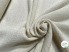 TWEED POLYLAINE BEAU TISSAGE ÉCRU 20% COTON - My Little Coupon