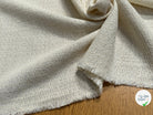 TWEED POLYLAINE BEAU TISSAGE ÉCRU 20% COTON - My Little Coupon