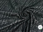 TWEED POLYLAINE ET LUREX NOIR ARGENTÉ - My Little Coupon
