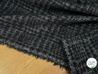 TWEED POLYLAINE ET LUREX NOIR ARGENTÉ - My Little Coupon