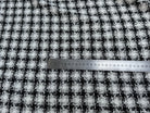 TWEED SOFT À CARREAUX BLANC NOIR - My Little Coupon