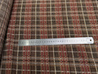 TWEED TRICOTÉ À CARREAUX MARRON ET BEIGE - My Little Coupon