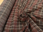 TWEED TRICOTÉ À CARREAUX MARRON ET BEIGE - My Little Coupon