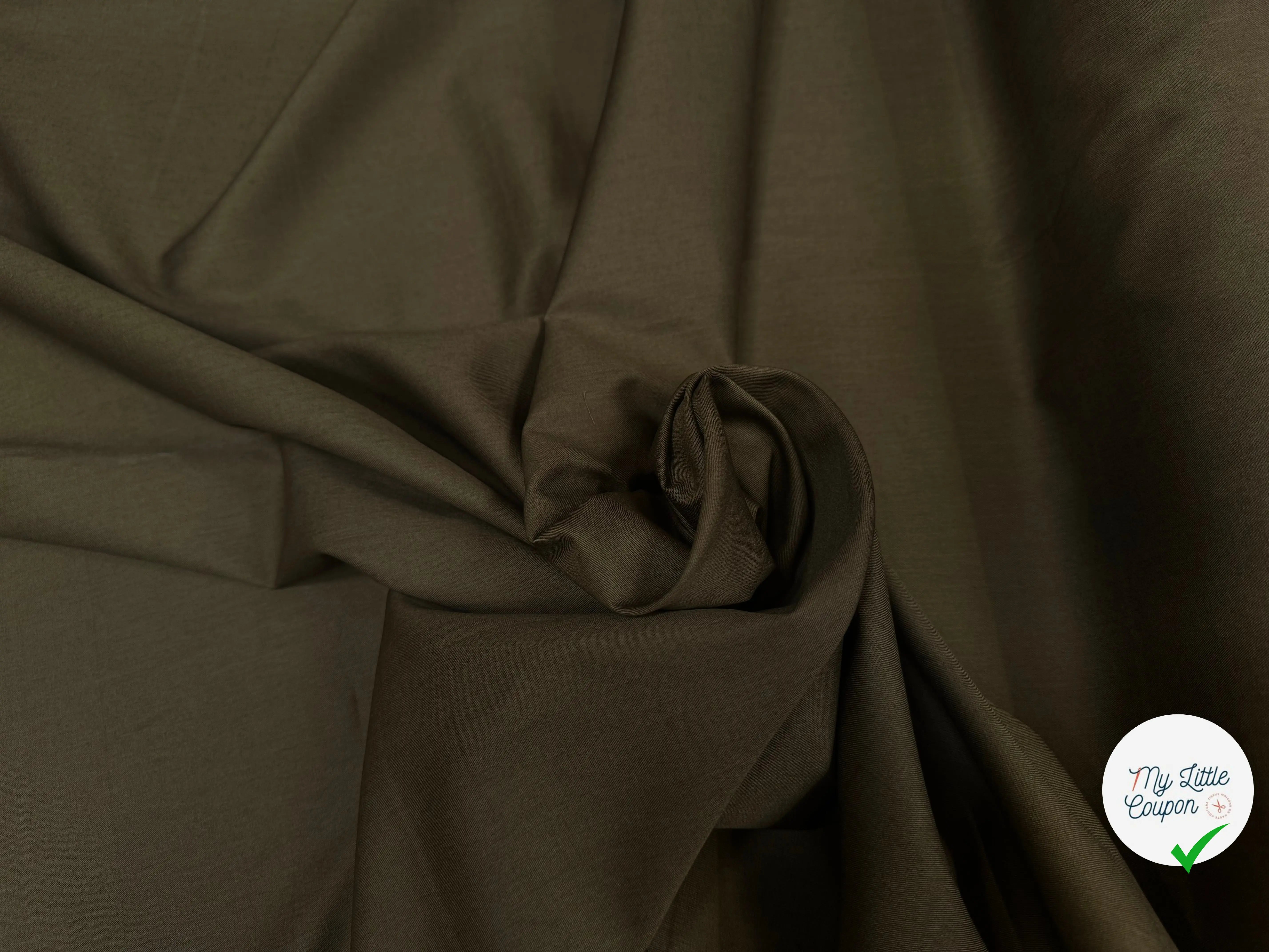 TWILL COTON LAZIO VERT - My Little Coupon