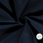 Twill de coton lavé bleu marine