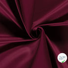 Twill de coton lavé bordeaux