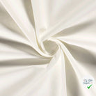Twill de coton stretch lavé blanc cassé