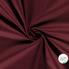 Twill de coton stretch lavé bordeaux