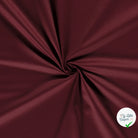 TWILL DE COTON STRETCH LAVÉ BORDEAUX - My Little Coupon
