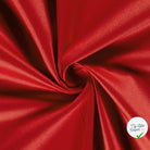 Twill de coton stretch lavé rouge