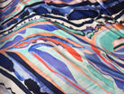 TWILL DE SOIE IMPRIMÉ AQUA WAVE - My Little Coupon