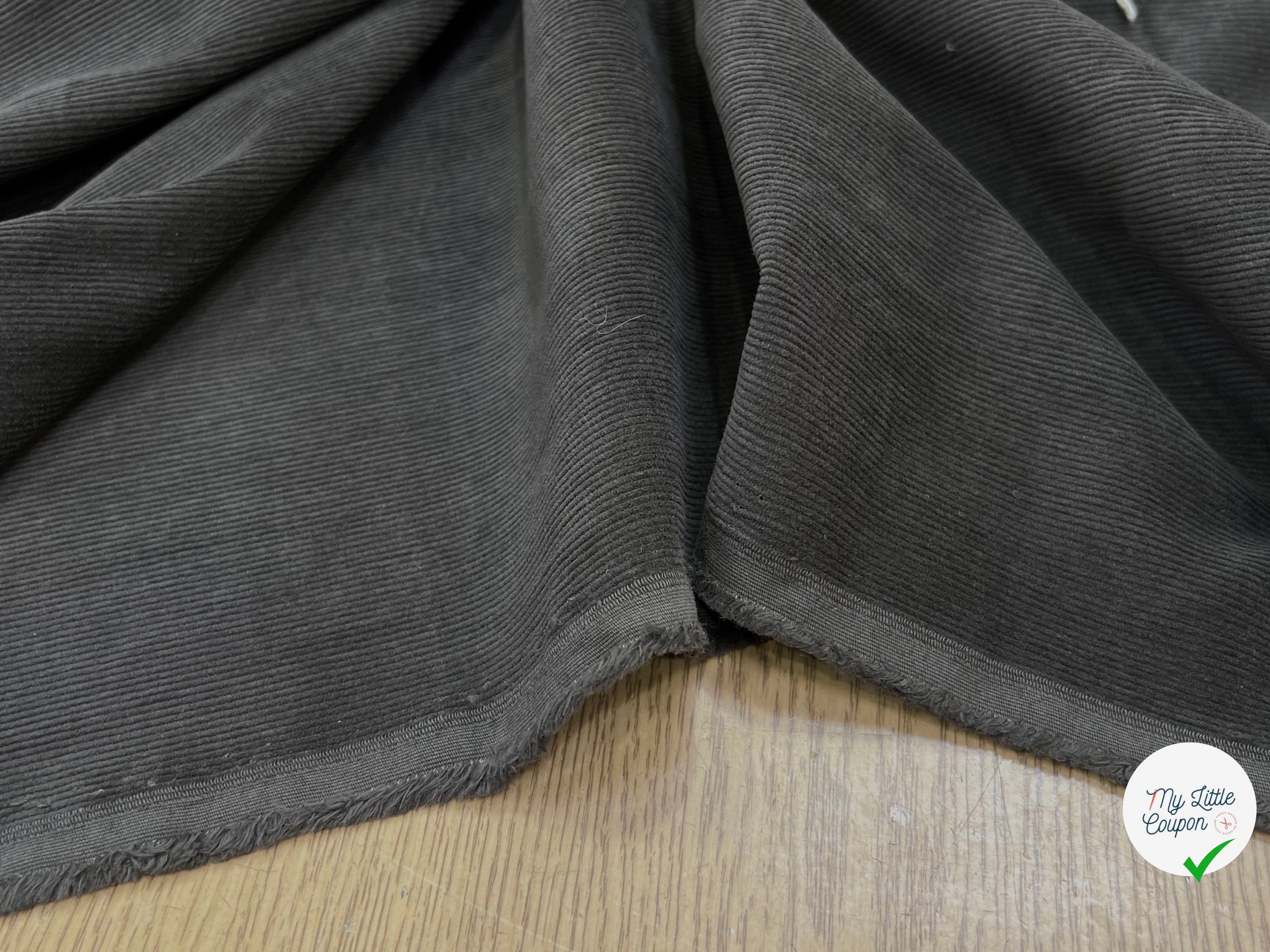 VELOURS 1000 RAIES MARRON GRIS - My Little Coupon