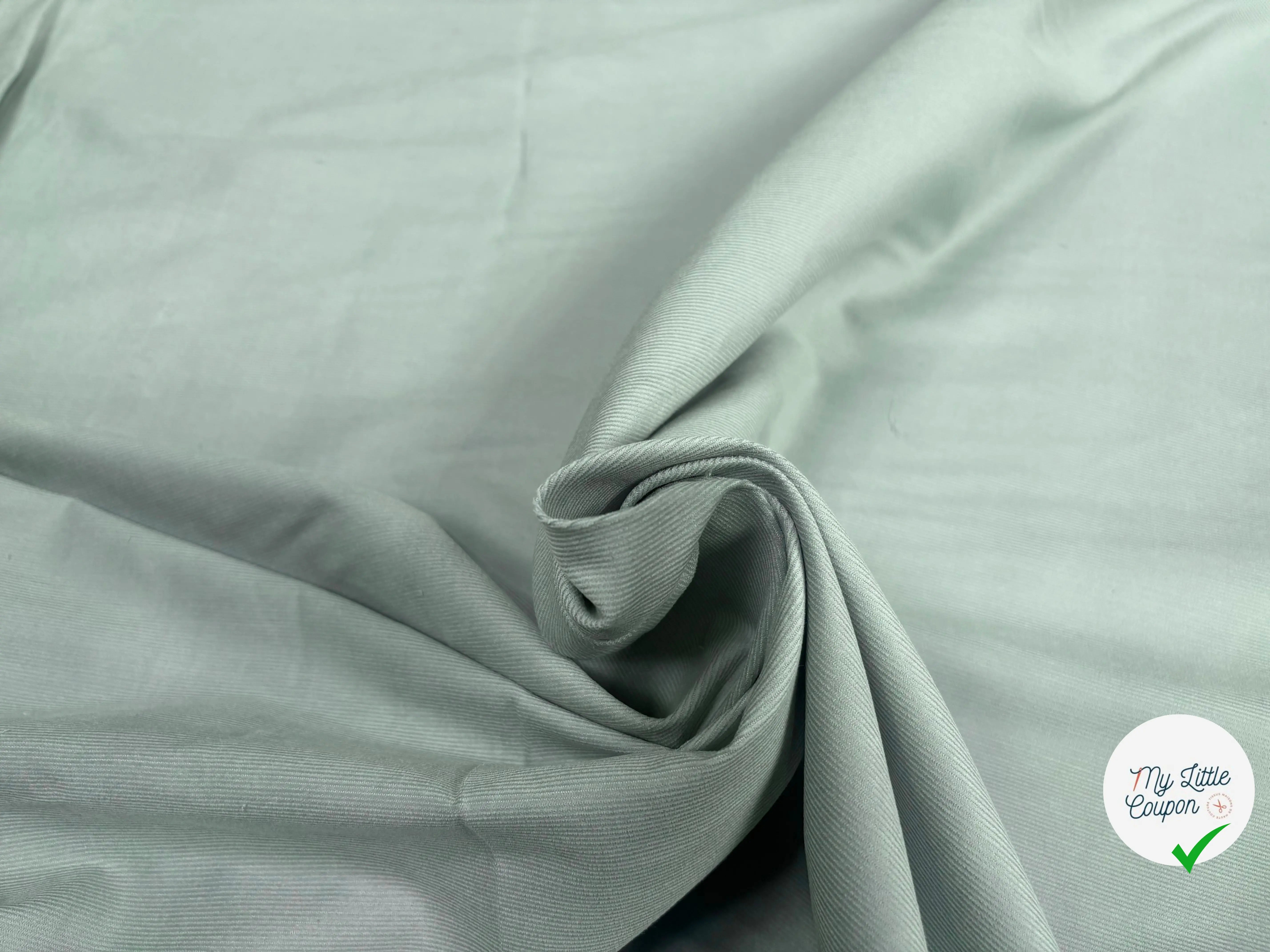 VELOURS 1000 RAIES UNI VERT DE GRIS 145 - My Little Coupon