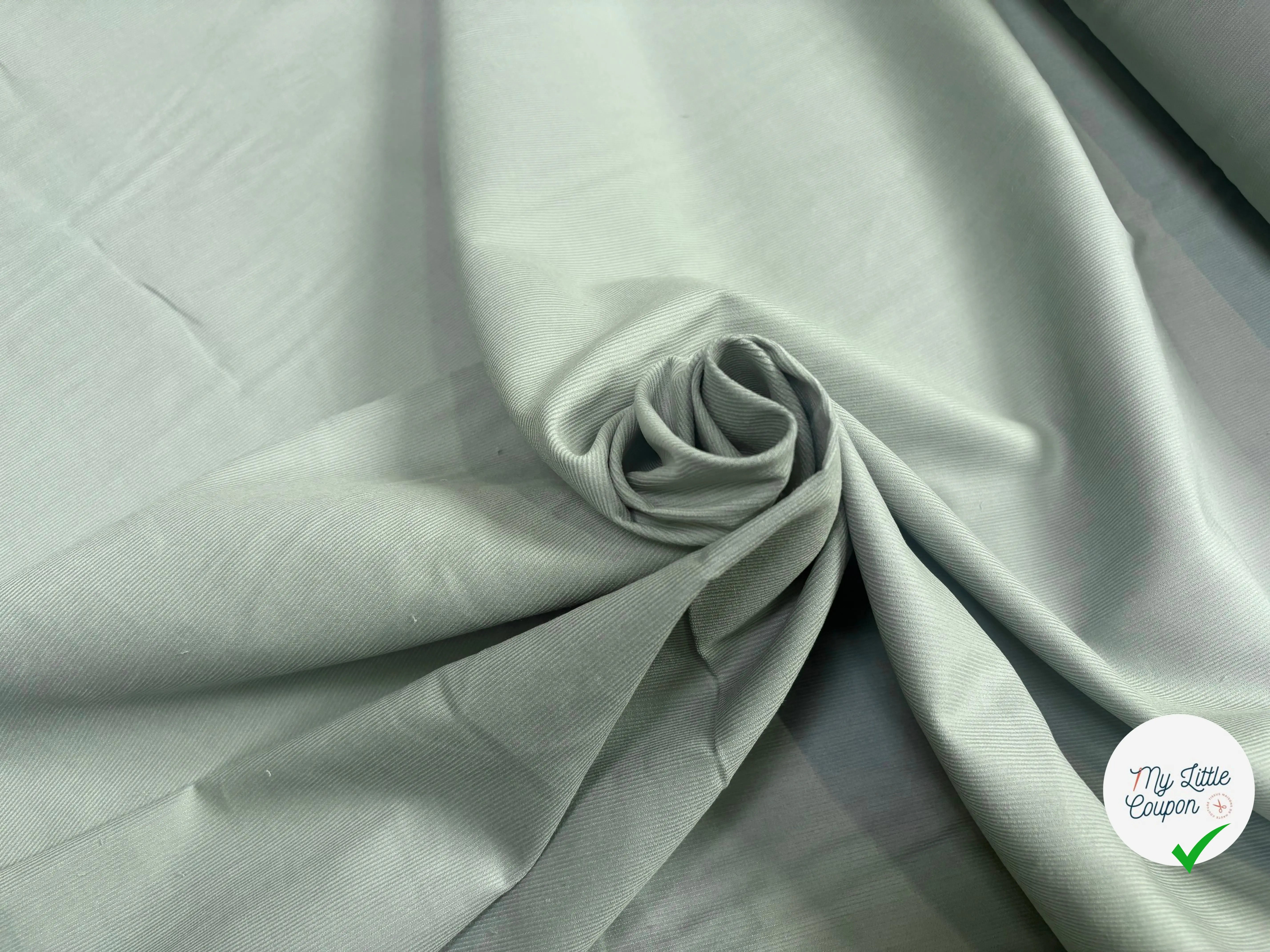 VELOURS 1000 RAIES UNI VERT DE GRIS 145 - My Little Coupon