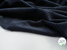 VELOURS CABLE BLEU NUIT - My Little Coupon - tissu - coudre