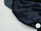 VELOURS CABLE BLEU NUIT - My Little Coupon - tissu - coudre