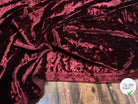 VELOURS CARVICO MAILLE STRETCH BORDEAUX - My Little Coupon