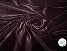 VELOURS CARVICO MAILLE STRETCH MARRON FONCÉ - My Little Coupon