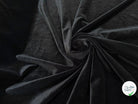 VELOURS CARVICO MAILLE STRETCH NOIR LUXIEUX - My Little Coupon