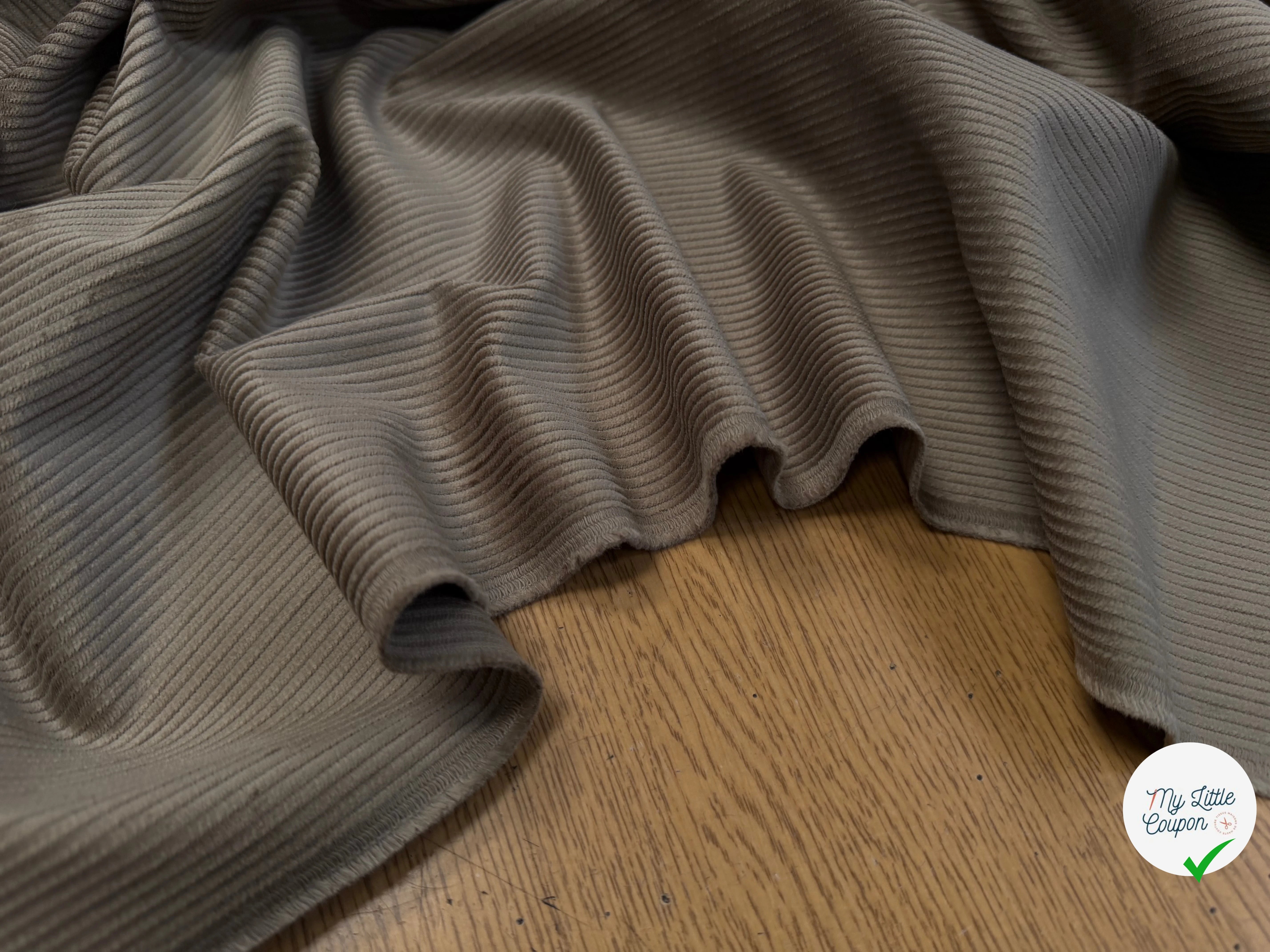 VELOURS CLASSIC 500 RAIES ARGILE - My Little Coupon