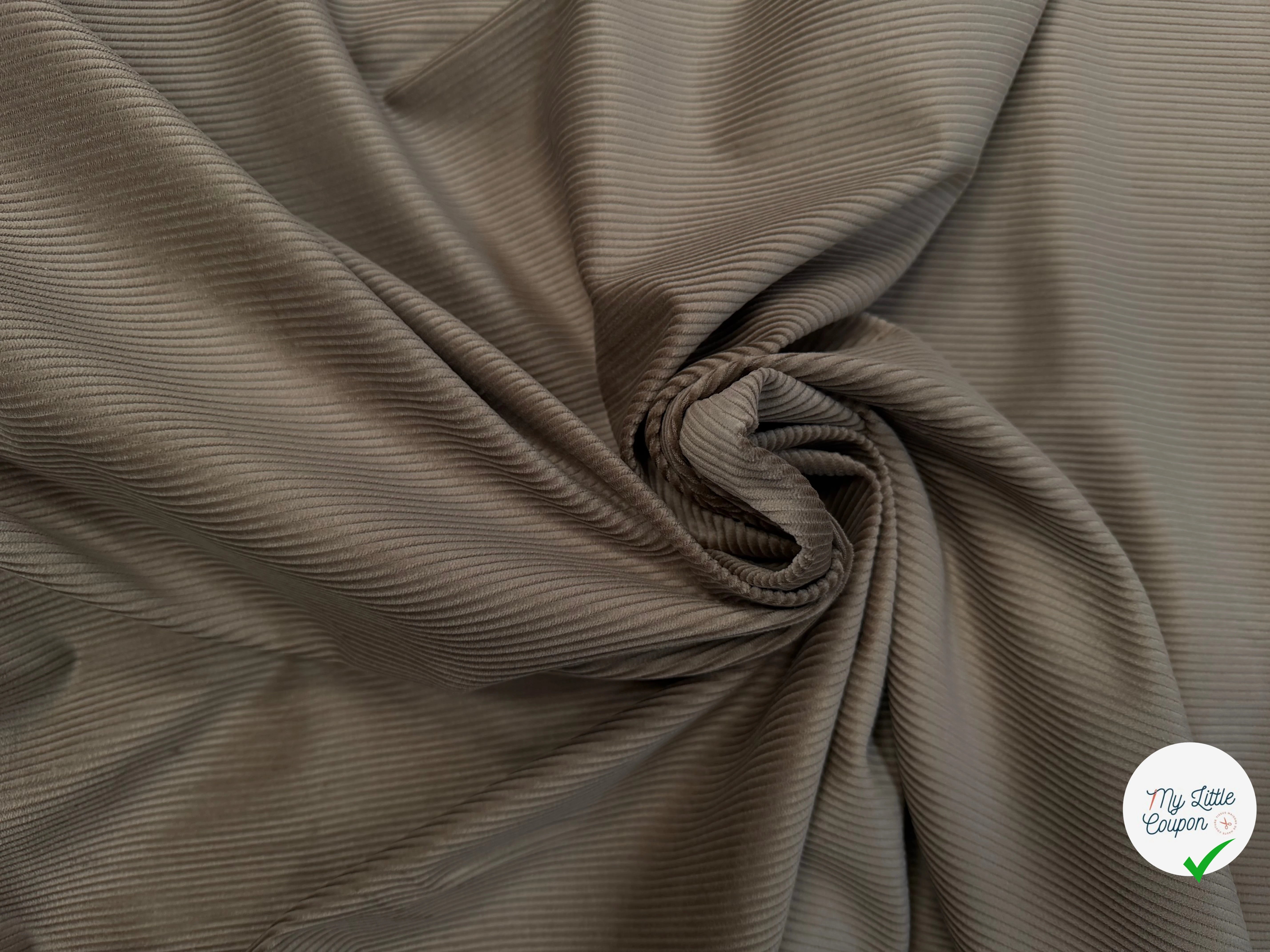 VELOURS CLASSIC 500 RAIES ARGILE - My Little Coupon