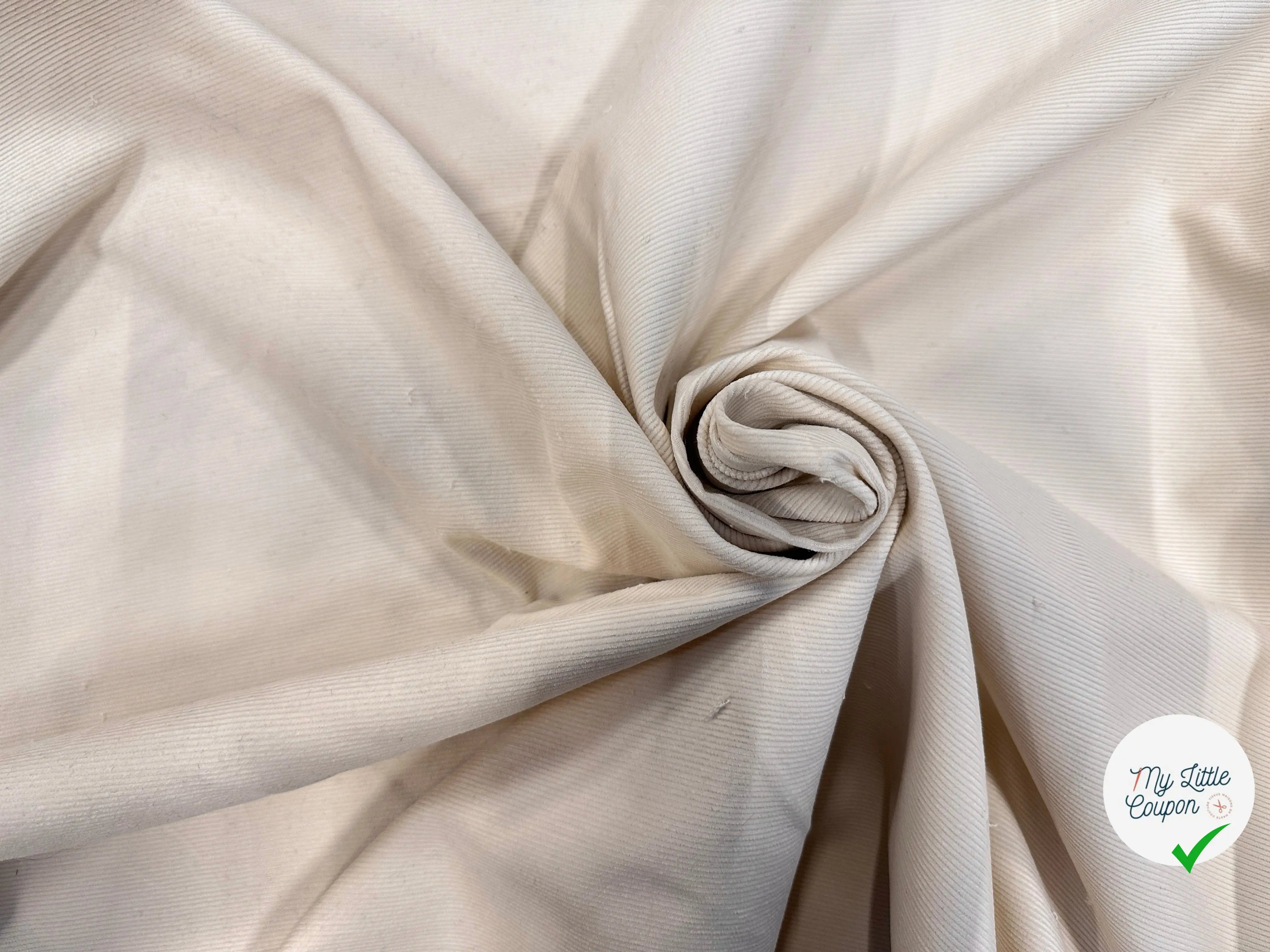 VELOURS CORDUROY MILLE RAIES IVORY MLC INTERN