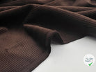 VELOURS CÔTELÉ 300 RAIES CHOCO - My Little Coupon - tissu - coudre