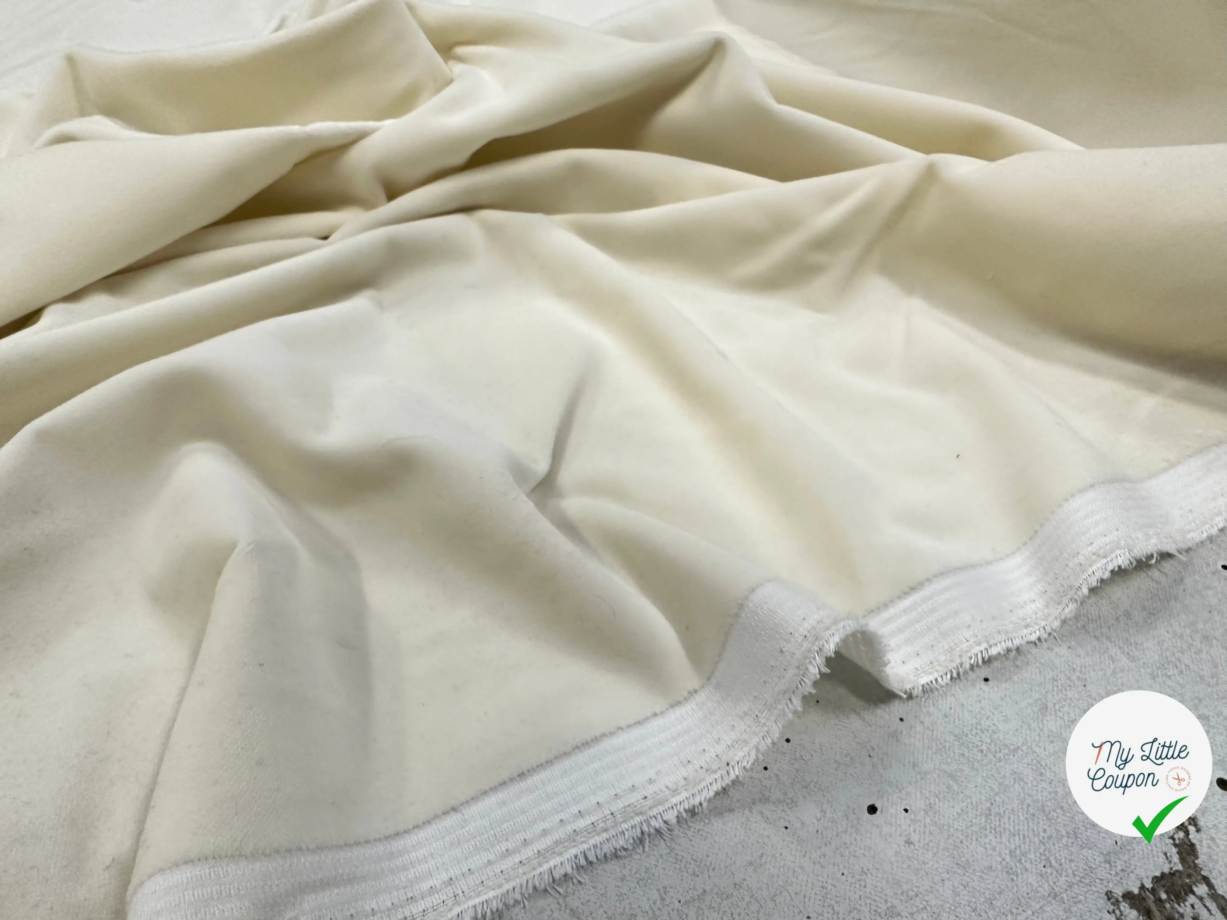 VELOURS COTON ÉCRU - My Little Coupon