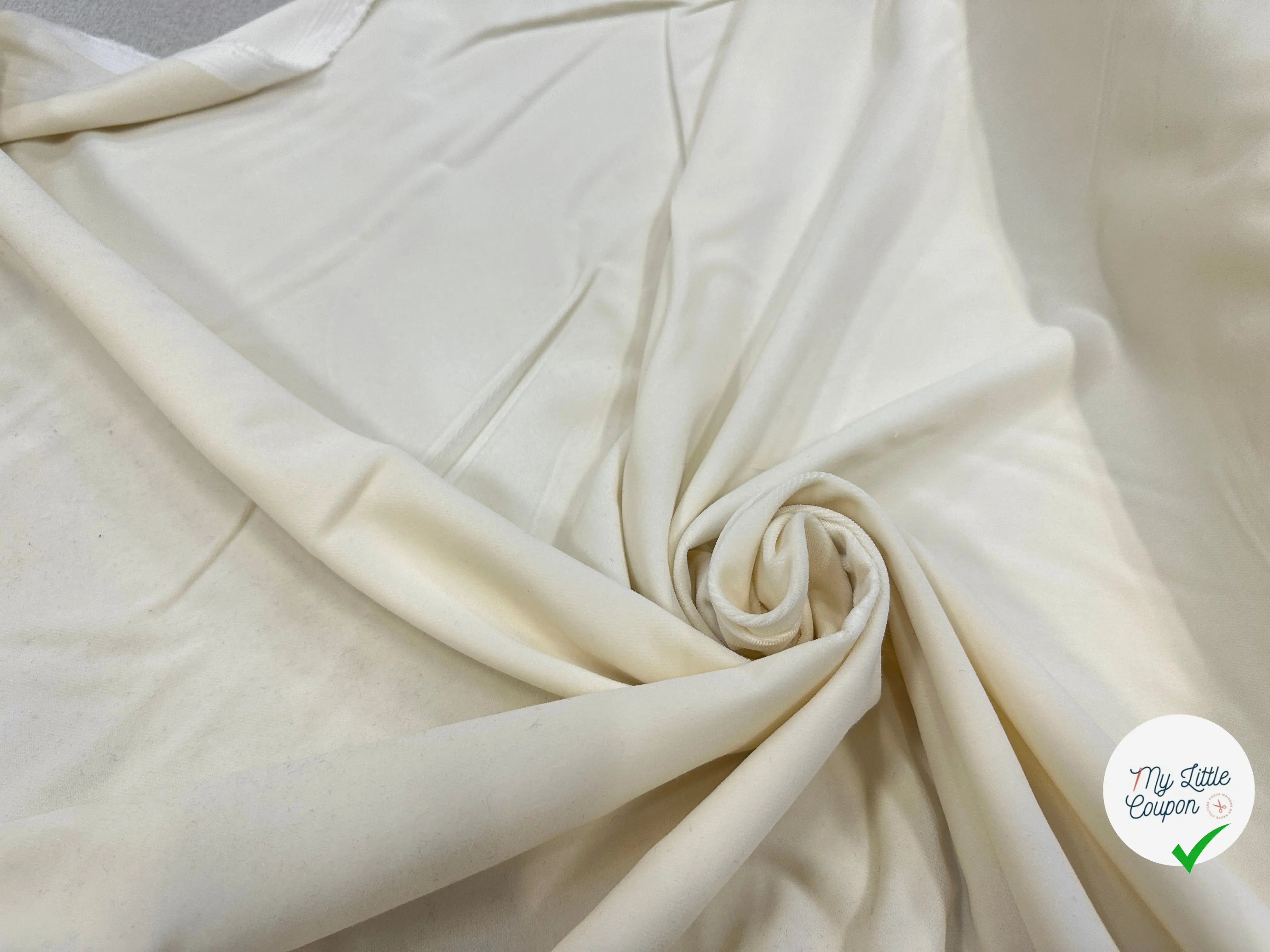 VELOURS COTON ÉCRU - My Little Coupon