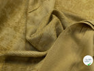 VELOURS DE COTON 500 RAIES JAUNE MOUTARDE 140CM - My Little Coupon