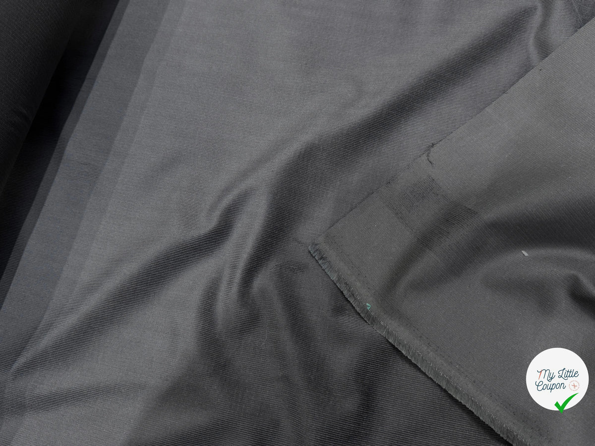 VELOURS DE COTON CLASSIQUE 1000 RAIES STRETCH GRIS 98% COTON - My Little Coupon