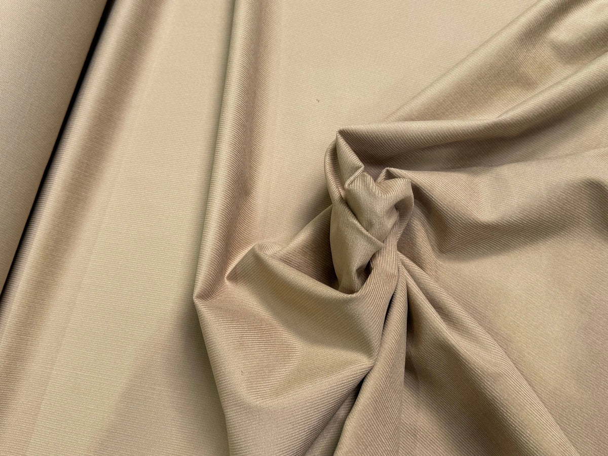 VELOURS DE COTON CLASSIQUE 800 RAIES STRETCH BEIGE 98% COTON - My Little Coupon