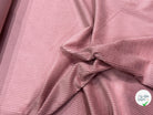 VELOURS DE COTON CLASSIQUE CÂBLÉ ROSE 85% COTON - My Little Coupon