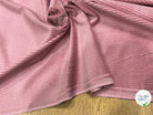 VELOURS DE COTON CLASSIQUE CÂBLÉ ROSE 85% COTON - My Little Coupon