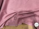 VELOURS DE COTON CLASSIQUE CÂBLÉ ROSE 85% COTON - My Little Coupon