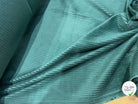 VELOURS DE COTON CLASSIQUE CÂBLÉ VERT FONCÉ 85% COTON - My Little Coupon